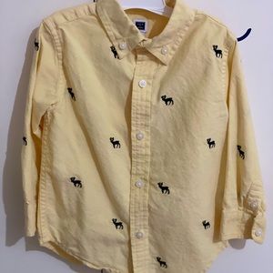 Janie and Jack reindeers shirt